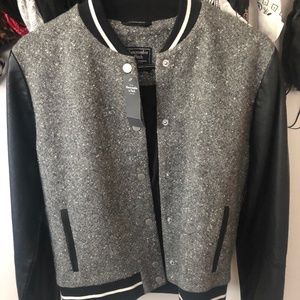 Abercrombie and fitch varsity style jacket